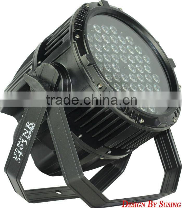 Outdoor stage led par light 54pcs*3w RGBW led par light