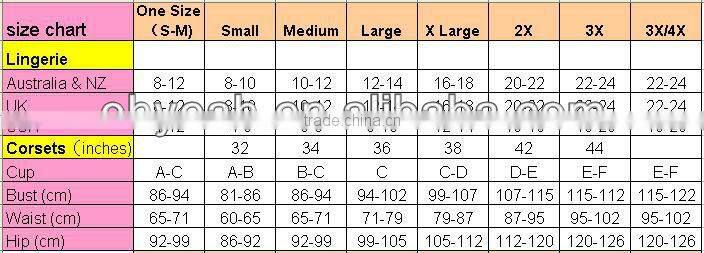 Wholesale price plus size lingerie