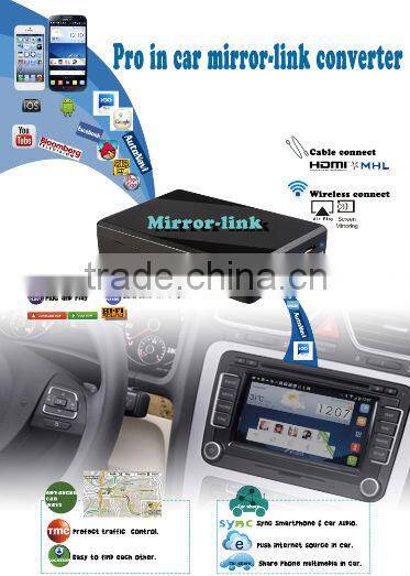 Mirror Link Support IOS & Android Phone