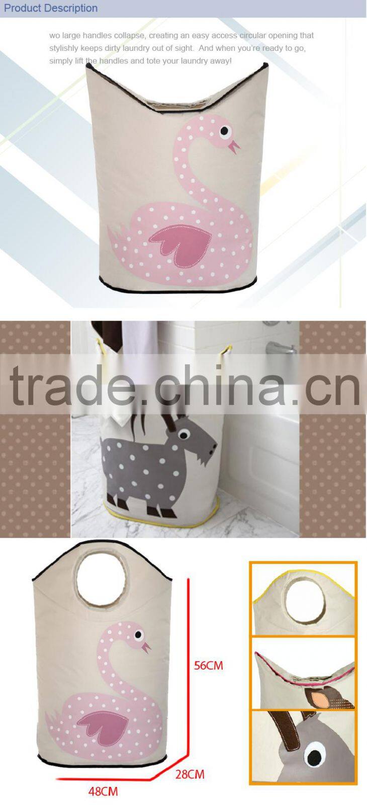 cloth organizer laundry hamper clothes container folding canvas box cloth storage basket cloth laundry hamper