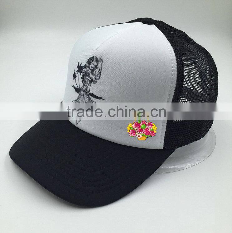 Custom design sublimation trucker cap
