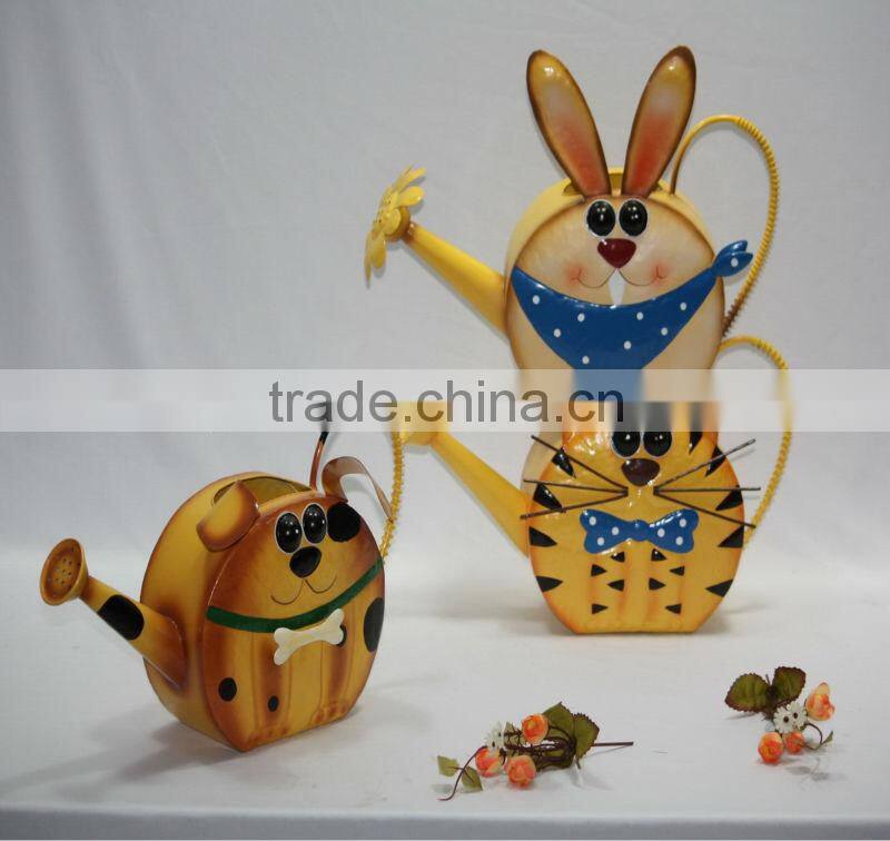 antique garden metal flower pots