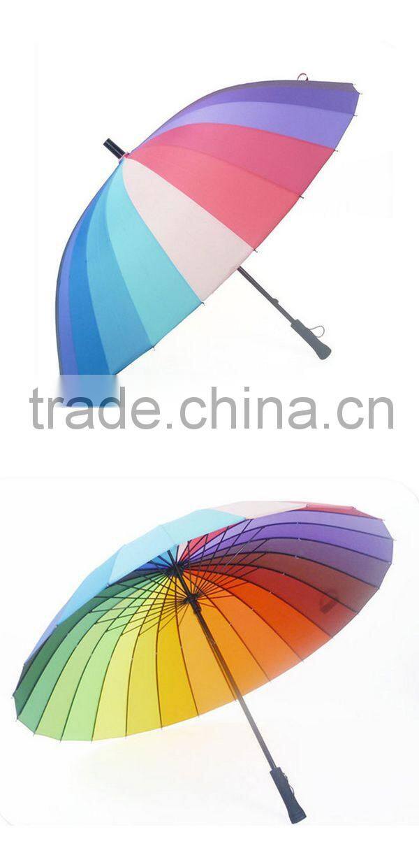 2015 Fashion Good Quality Advertising Solid Long-handled Umbrella