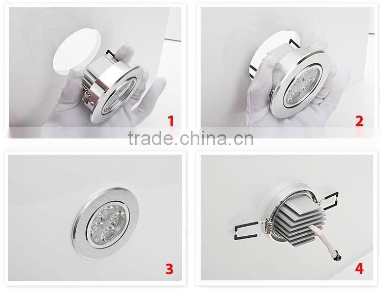 high quality 3w led indoor lighting led ceiling light with CE/RoHs