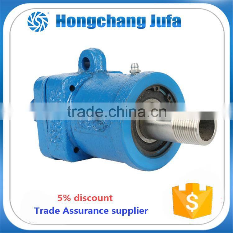 npt threaded cross joint pipe fitting water swivel joint/hydraulic rotary union