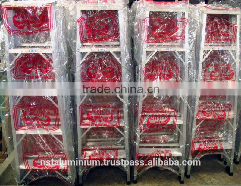 Aluminium One-Sided Folding Big-Back-Leg 12 Step Ladders