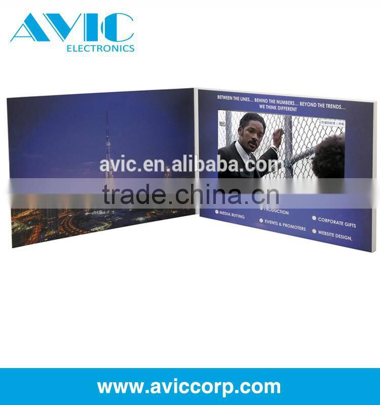 Hot sale touch video brochure