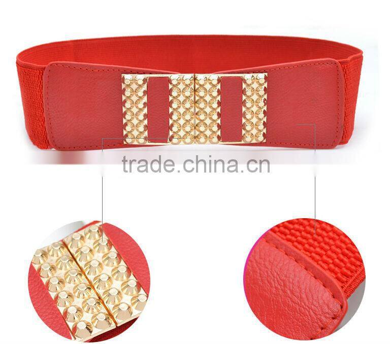 2014 Best fashion silver metal belt women fashion belt