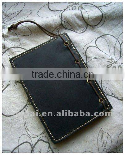 Genuine leather handmade mini agenda