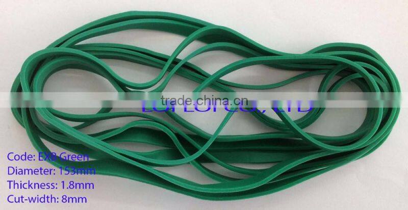 200 MM 100% Pure Rubber Natural Color Rubber Band For Agriculture