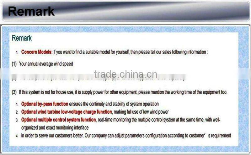 300w wind electric generator vertical