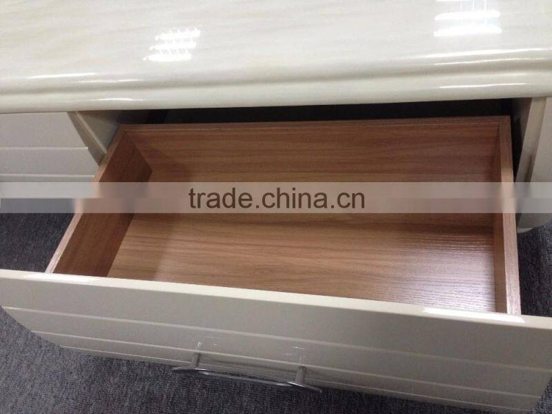 High gloss TV stand living room furniture