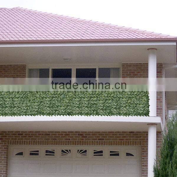 2015 new artificial laurel leaf fence privacy fence netting