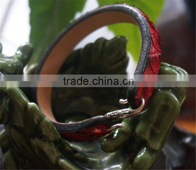 stylish genuine python skin snakeskin wristlet girls genuine leather wrist belt