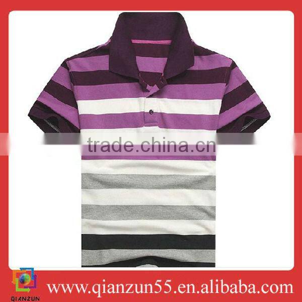 2013 fashion polo t-shirts mens vertical striped men t-shirt men blank t-shirt