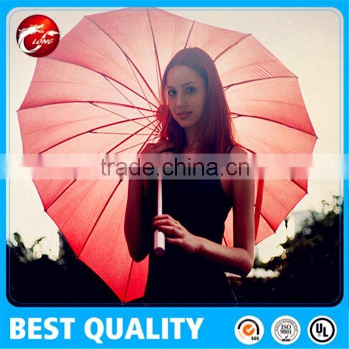 Straight umbrella, heart umbrella, Wedding umbrella for lover