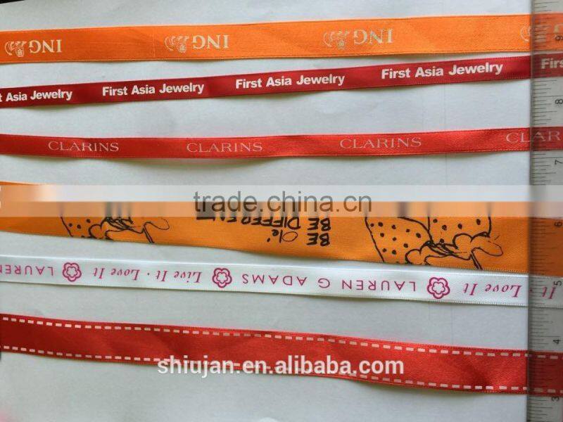Silk screen printing/Heating transfer printing polyester ribbon/webbing/ tape