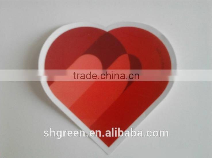 Smooth surface self-adhesive paper sticker for instrument