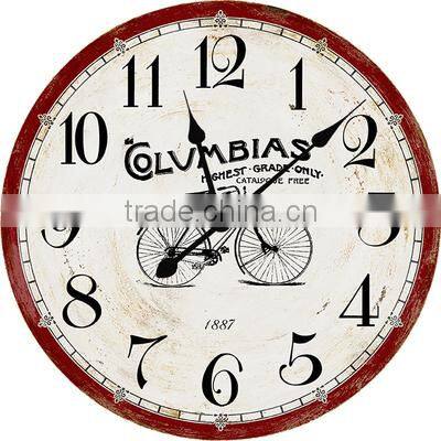 2015 Sun Shape Resin Wall Clock Home Decoration Clock