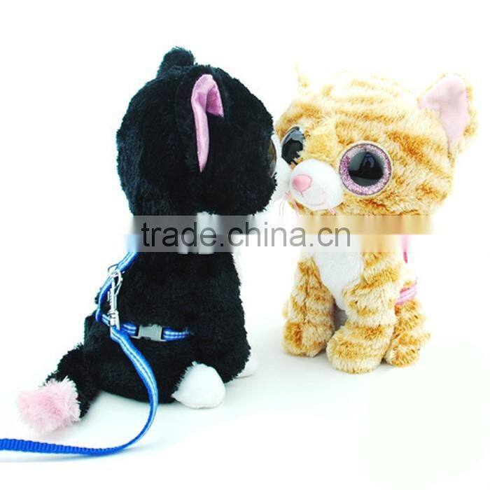 Grid Markings Factory Price Nylon Cat Pet Harness / Leashes