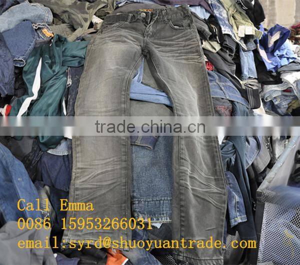 Top Brand used Men jeans fashion homme