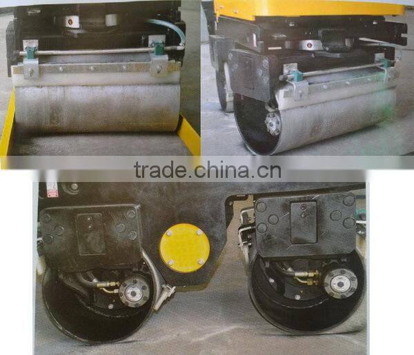 High quality double drum hydraulic concrete construction road roller