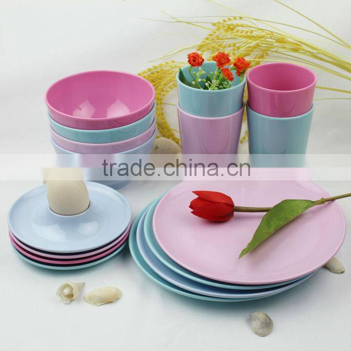 kids melamine printed dinner set