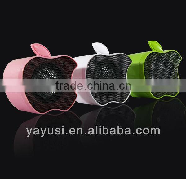 Cute shape computer speaker mono speaker for kids
