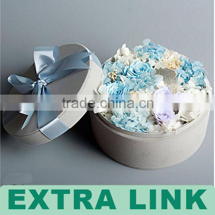 Alibaba China Supplier Trade Assurance Cylinder Shaped Paper Flower Box