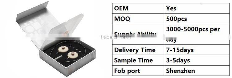 Guangdong factory magnet closure custom headphone box with own logo printing