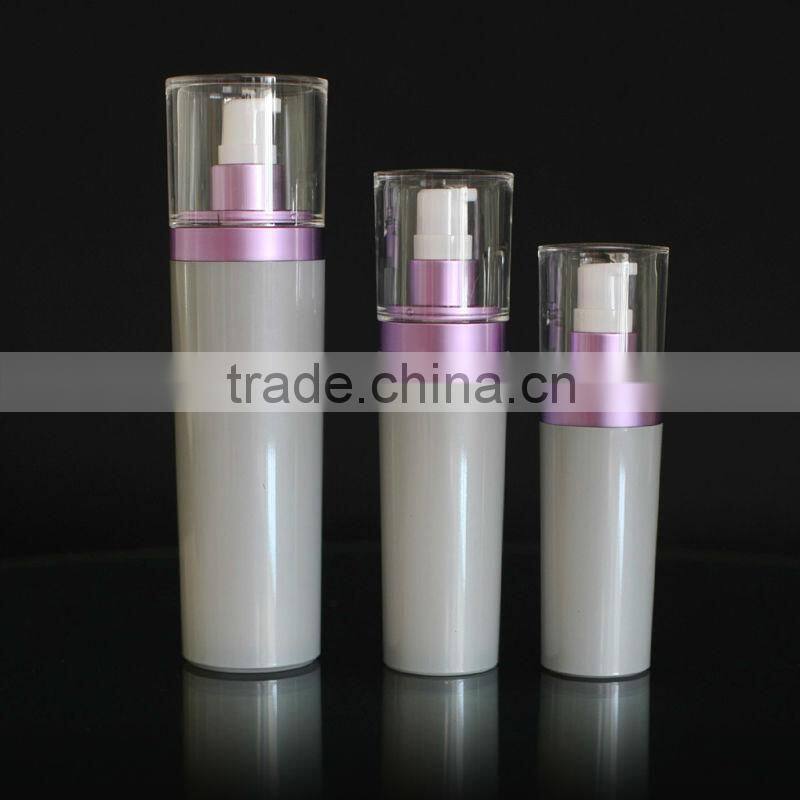 different kinds acrylic lotion bottle plastic liquid bottle cosmetic packaging cone shape injection color