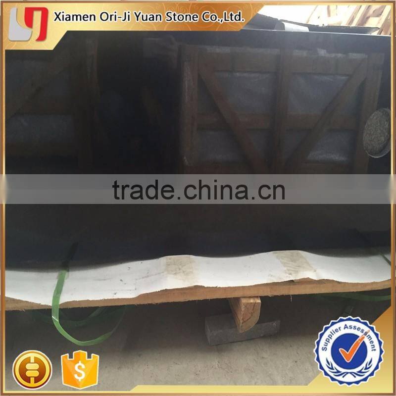 Competitive price hot selling granite G684 polished tiles fuding black polished slab G684 granite black pearl