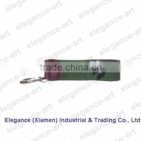 100% Handmade Needlepoint Keychain