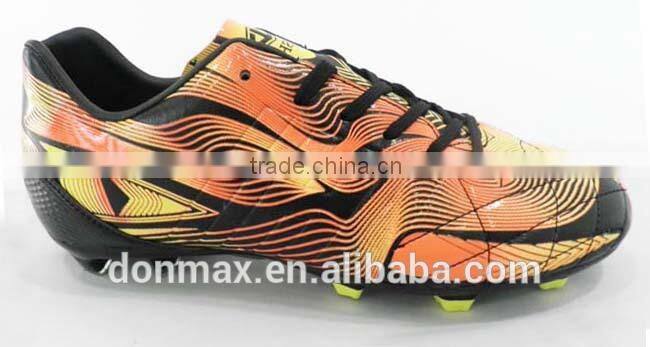 Colorful soccer cleats football boots With PU Upper/TPU Outsole