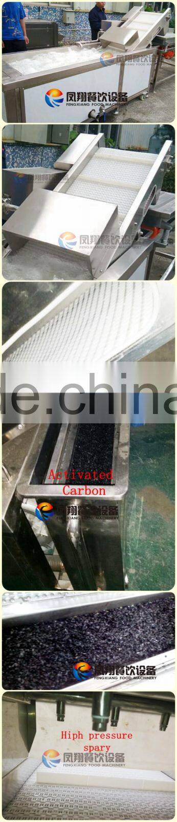Chinese Indrustrial Stainless Steel High Pressure Ozone Vegetable and Fruit Washer