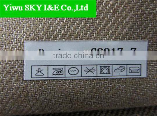 Lastest design colorful imitation linen upholstery fabric for sofa/hotel/engineering