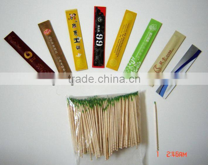 Complete production line wood/bamboo toothpick making machine