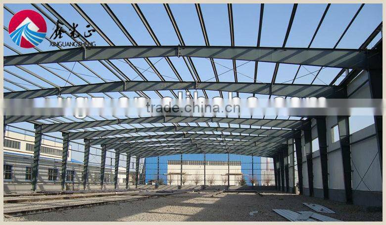 XZG lower cost sandwich panel light steel frame warehouse WORKSHOP