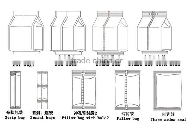Commercial pillow bag quantitative sugar packing and sewing machine