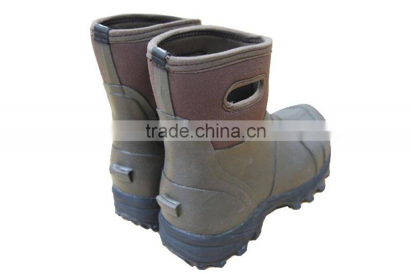 Mens Neoprene Waterproof Farming Winter Rain Boots