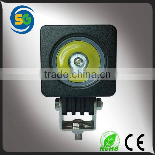 wholesale factory price 10W 9-32v auto led driving work light for 4x4 ATV, SUV, truck led work lamp, off road led work light