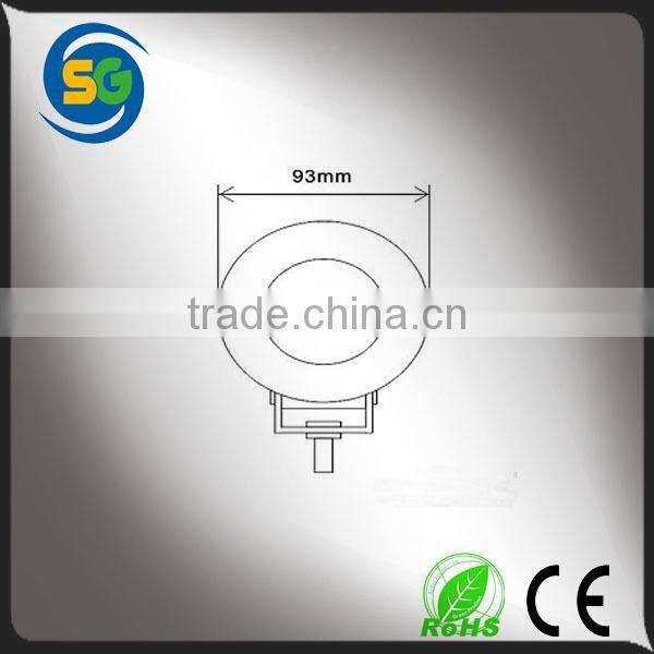 Super bright 15w led work light for mining truck, jeep, atv, suv