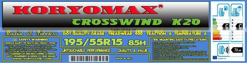 KORYO BRAND CAR TYRE