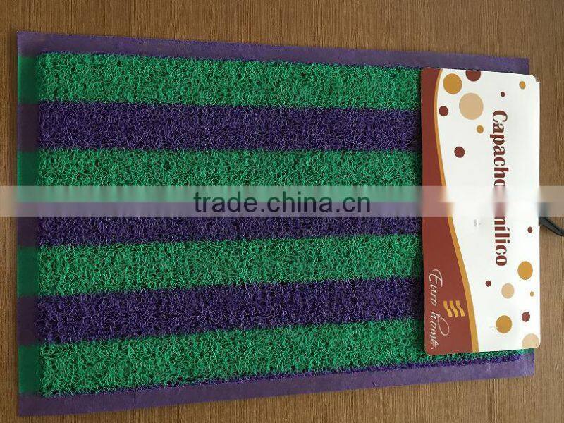 2016 New Double color Ribber ribbed plastic pvc mat