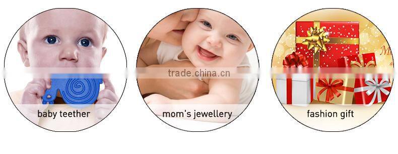 Silicone Chewable rubber pendants