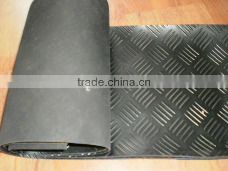 from 3mm to 6mm thickness Anti-Slip checker rubber mat