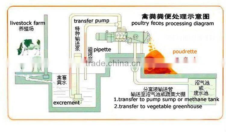 hot sale dewatering machine for sewage