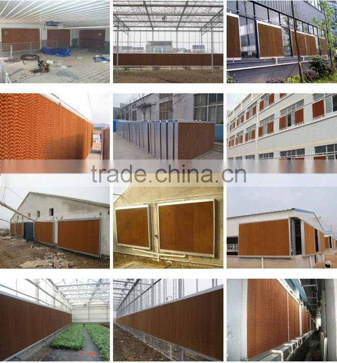 Wet wall evaporative customized cooling pads