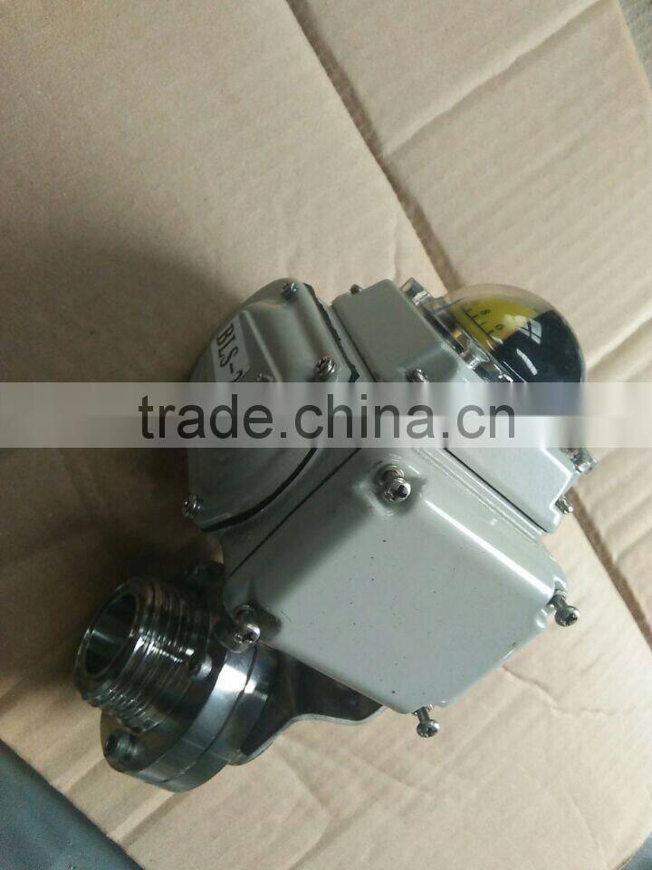 Popular Tri-clamp connection electric/penumatic butterfly valve