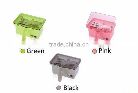 Plastic Square Salt Spice Jar Storage Containers with Spoon